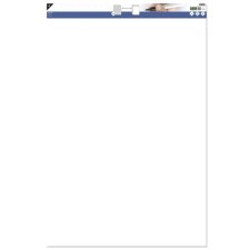 kangaro Flipchart-Block 50 Blatt 80 g/qm blanko/kariert 650 x 1.000 mm