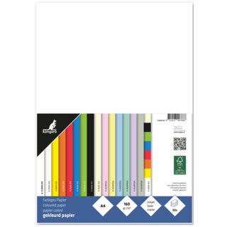kangaro Multifunktionspapier DIN A4 160 g/qm weiß 50 Blatt