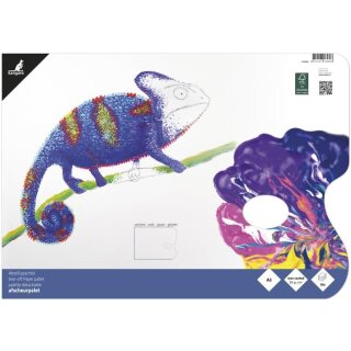 kangaro Abreißpalette 36 Blatt 50 g/qm DIN A3 weiß