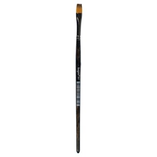 kangaro Haarpinsel 341 flach Gr. 6 schwarz lackiert 12 Stück