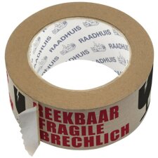 RAADHUIS Signalklebeband ECO "ZERBRECHLICH" 50...