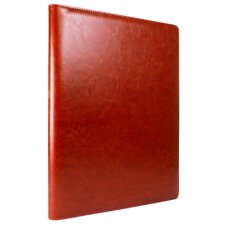 multo Schreibmappe "Hannibal" A4 Kunstleder cognacfarben