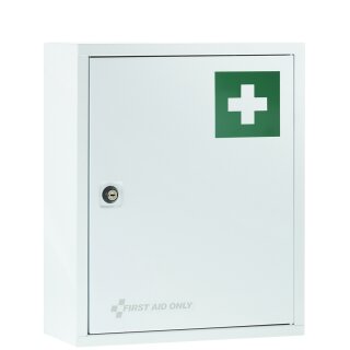 FIRST AID ONLY Erste-Hilfe-Schrank Inhalt DIN 13157 weiß 2 Fächer