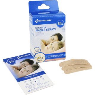 FIRST AID ONLY Nasen-Strips 19 x 61 mm beige 80er Blister