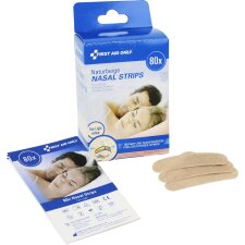 FIRST AID ONLY Nasen-Strips 19 x 61 mm beige 80er Blister