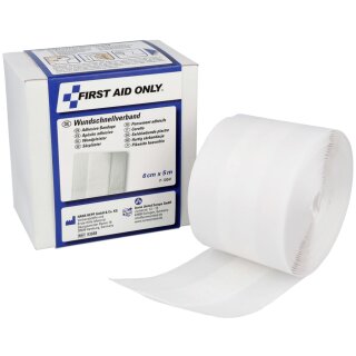 FIRST AID ONLY Wundschnellverband 60 mm x 5 m weiß