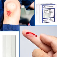 FIRST AID ONLY Wundschnellverband 60 mm x 5 m weiß