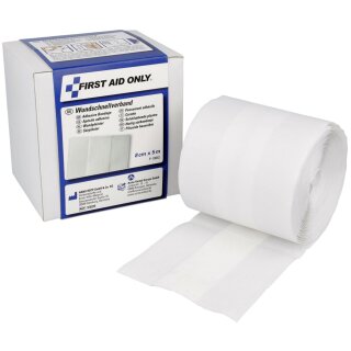FIRST AID ONLY Wundschnellverband 80 mm x 5 m weiß