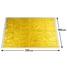FIRST AID ONLY Rettungsdecke 1.600 x 2.100 mm silber/gold