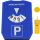 FIRST AID ONLY 5-in-1 Multifunktions-Parkscheibe blau