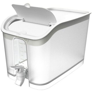 EDA Getränkespender 5 Liter transparent mit Deckel