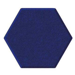 magnetoplan Akustik-Wandpaneele ecoAware Hexagon blau 6 Paneele