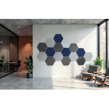 magnetoplan Akustik-Wandpaneele ecoAware Hexagon...