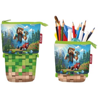 ROTH Schlamper-Etui 2in1 "Block Game"