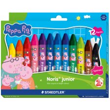 STAEDLTER Wachsmalkreide Noris junior Peppa 12er Kartonetui