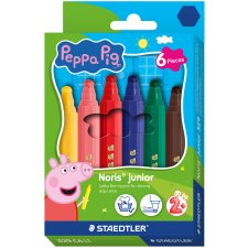 STAEDTLER Fasermaler Noris junior Peppa 6er Kartonetui