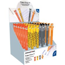 EBERHARD FABER Gelschreiber Animal Erase it! 36er Display