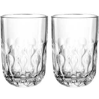 Esmeyer Leonardo Latte-Macchiato-Glas GOCCE 380 ml 2er Set