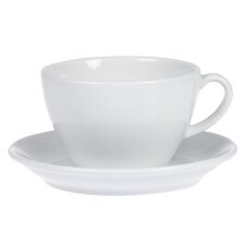 Esmeyer Milchkaffee-Tassen BISTRO 6er Set weiß