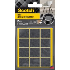Scotch Extrembeständige Filzgleiter 24 x 22 mm grau