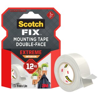 Scotch-FIX doppelseitiges Innenmontageband Extreme 1,8 m