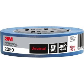 3M Universal-Malerabdeckband 2090 30 mm x 50 m blau