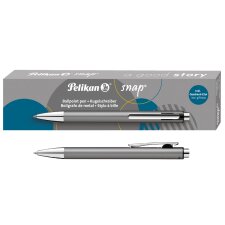 Pelikan Druckkugelschreiber Snap Metallic platin