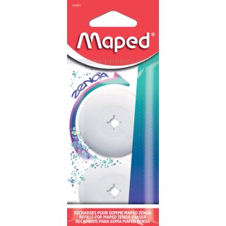 Maped Nachfüllung für Kunststoff-Radierer Zenoa 2er Set