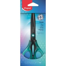 Maped Schere Sensoft + spitz Länge: 160 mm