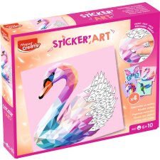Maped Creativ Kleben nach Zahlen STICKERART Elegante Wesen
