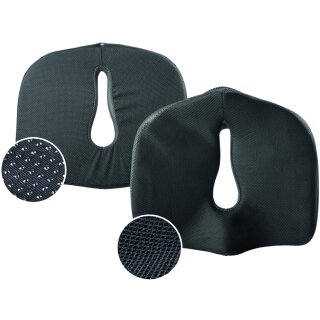 LogiLink Orthopädisches Steißbein-Sitzkissen schwarz