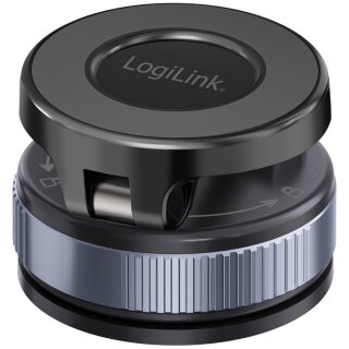 LogiLink Smartphone-Magnethalter 2 Arme schwarz