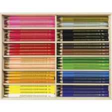 EBERHARD FABER Hexagonal-Buntstift BIG WINNER 96er Holzkiste