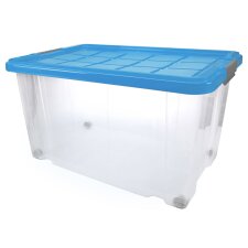 Peggy Perfect Aufbewahrungsbox mit Deckel & Rollen 55...