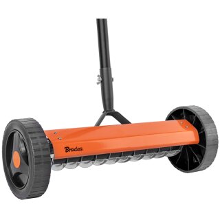Bradas Rasen-Vertikutierer mit Rädern orange/anthrazit