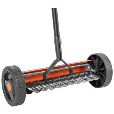 Bradas Rasen-Vertikutierer mit Rädern orange/anthrazit
