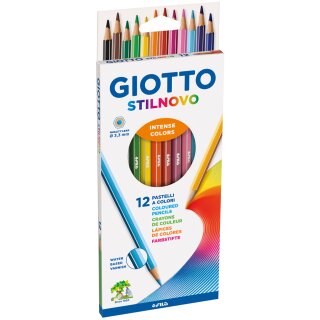 GIOTTO Buntstifte STILNOVO sechseckig 12er Kartonetui