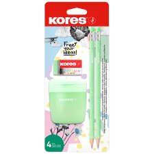 Kores Bleistift-Set "Pastell" 4-teilig