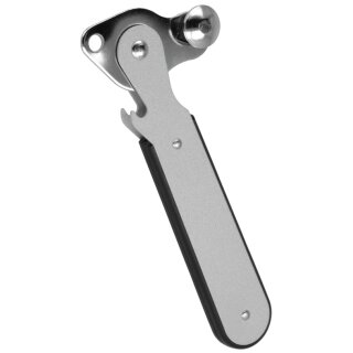 metaltex Hebeldosenöffner Länge: 150 mm schwarz/grau