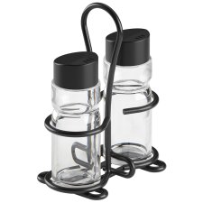metaltex Salz- & Pfeffer-Menage Spice Line 3-teilig