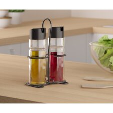 metaltex Essig- & Öl-Menage Spice Line 3-teilig...