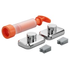 metaltex Befestigungs-System VacuumFix Haken-Set chrom