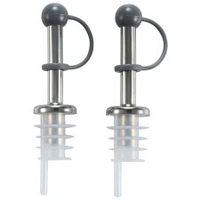 metaltex Flaschenausgießer Edelstahl 2er Set