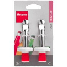metaltex Excenterverschluss Edelstahl 2er Set