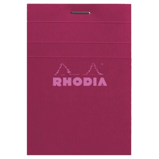 RHODIA Notizblock No. 11 DIN A7 kariert pflaume