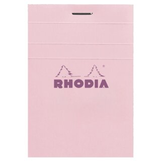 RHODIA Notizblock No. 11 DIN A7 kariert rosa