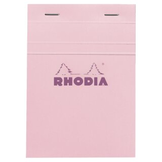 RHODIA Notizblock No. 13 DIN A6 kariert rosa