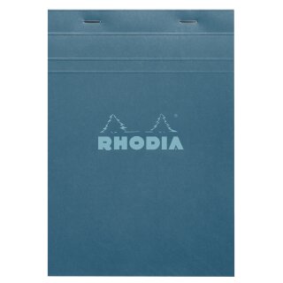 RHODIA Notizblock No. 16 DIN A5 kariert pfauenblau