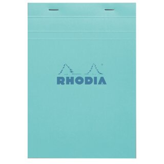 RHODIA Notizblock No. 16 DIN A5 kariert azurblau