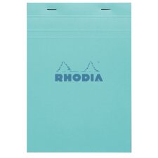 RHODIA Notizblock No. 16 DIN A5 kariert azurblau